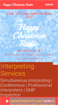 Mobile Screenshot of happychristmasradio.net