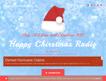 Tablet Screenshot of happychristmasradio.net